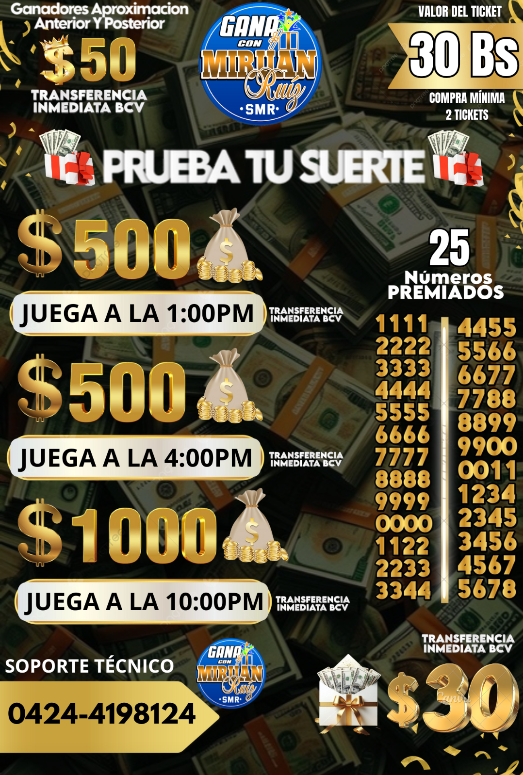 "Dinero Relámpago" ⚡