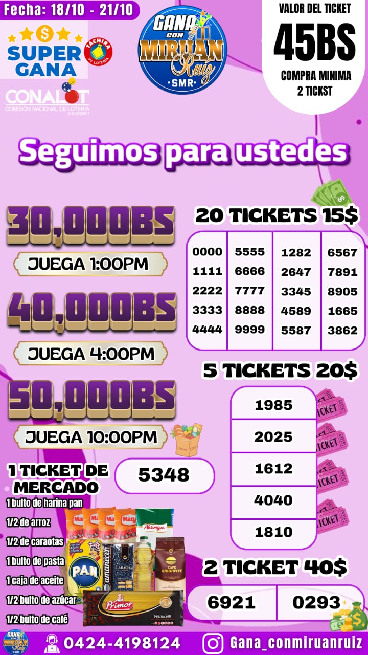 Seguimos para ustedes 😍